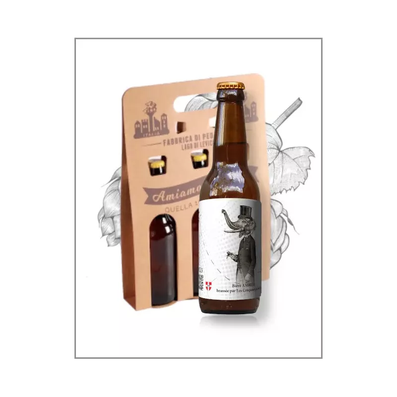 Pack 3 bières ambrées en 33cl