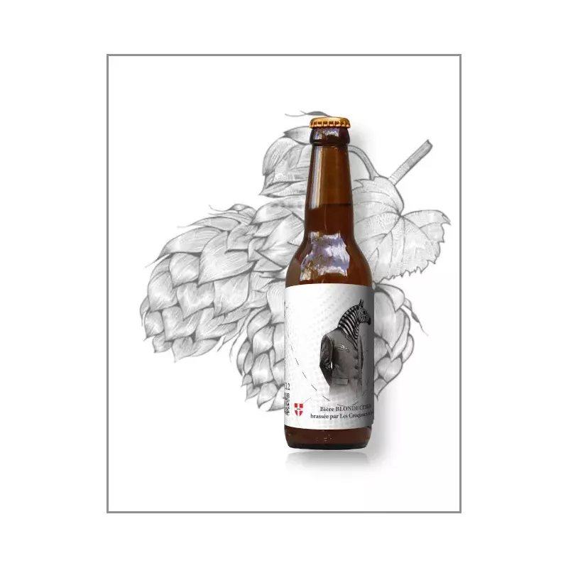 Bière Blonde au zeste de citron CL2 en 33cl