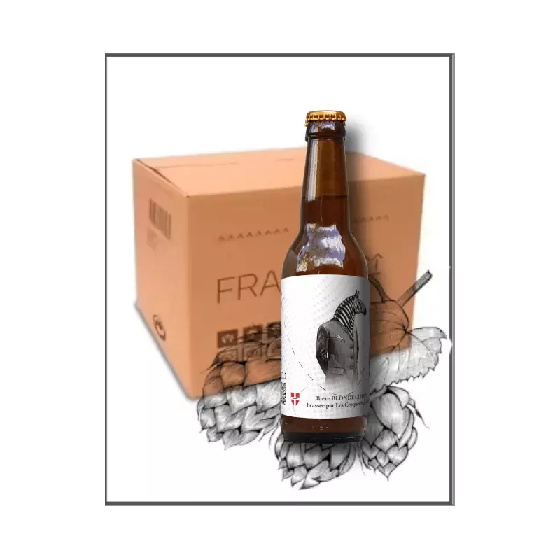 Pack 6 bières blonde citronnée en 33cl