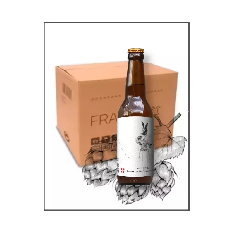 6 Bières Noires  en 33cl